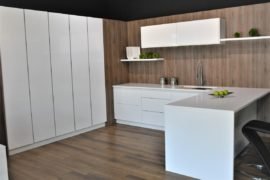 modern kitchen and bathroom at Fusion Home Corp.