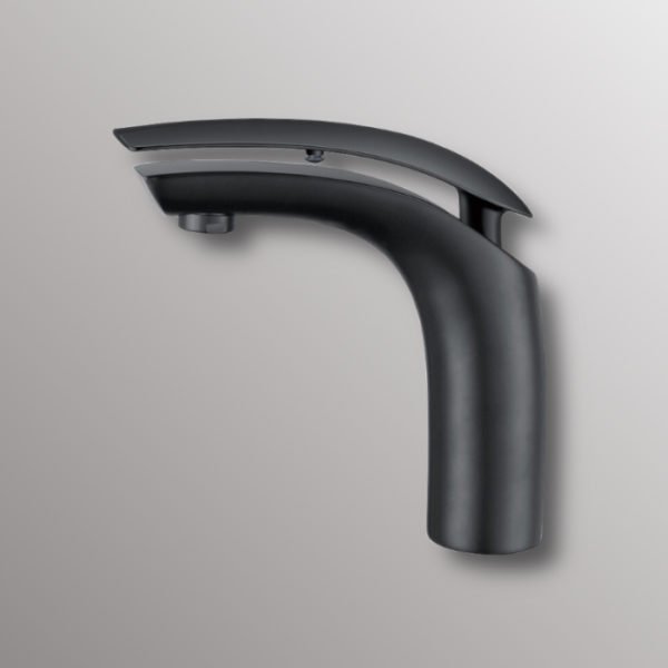 vanity faucet in black finish