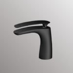 bath faucets in matte black finish