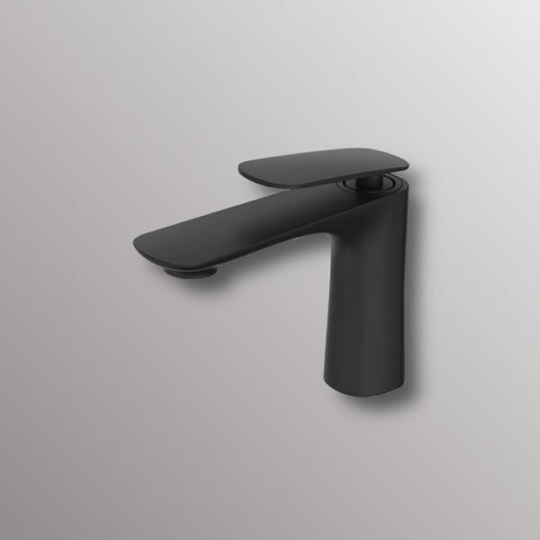 bathroom tap in black finish