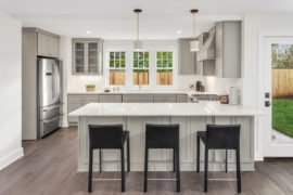 Elegant Kitchen Design in Glenview at Fusion Home Corp.