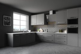 Luxury Modern Kitchen Cabinets in Glencoe at Fusion Home Corp.