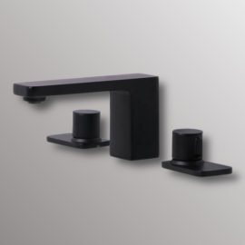 bath faucet contemporary in matte black