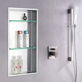 shower shelf insert niche