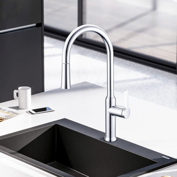 pull down kitchen faucet