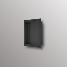 matte black wall niche