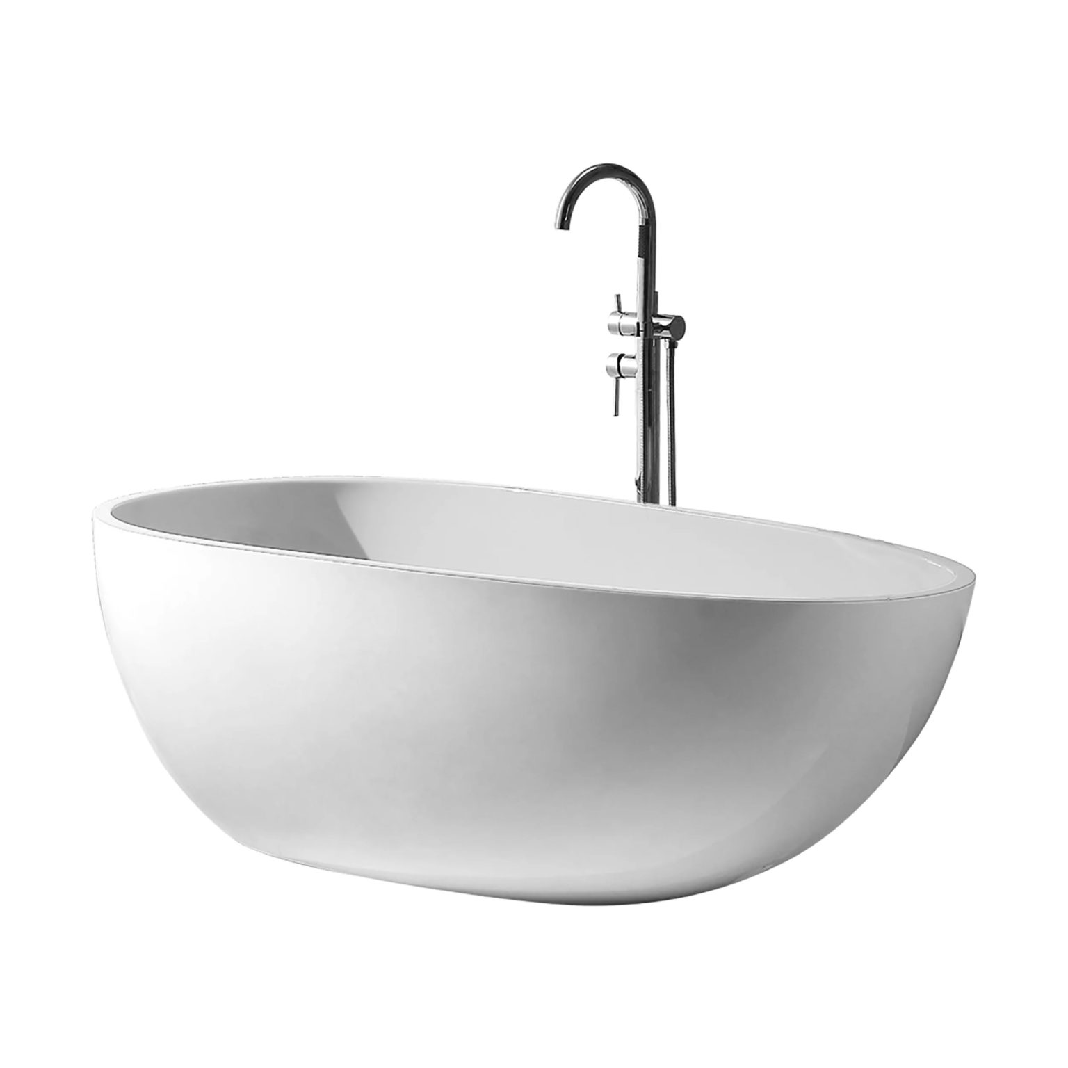 67inch Modern Freestanding Bathtub (Acrylic) Fusion Home
