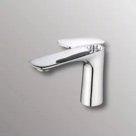 bathroom tap in chrome finish