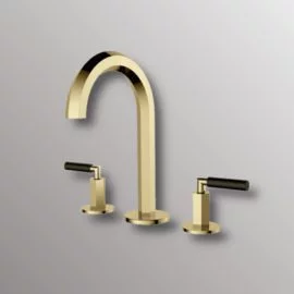 gold bathroom faucet